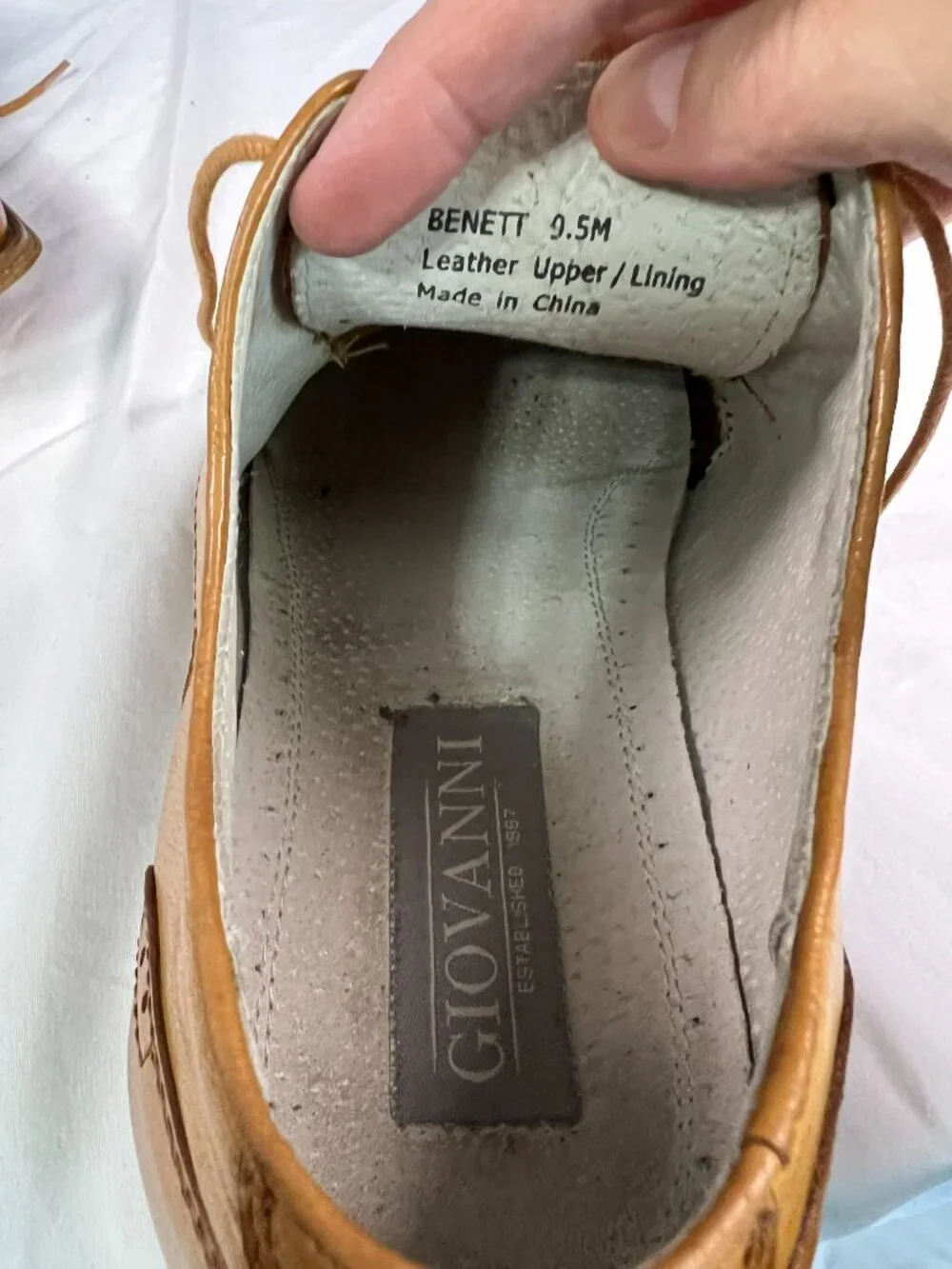 Share Giovanni Benett Dress Shoe Size 9.5